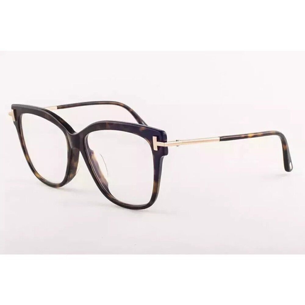 New Authentic Tom Ford FT5704-F-B-052-54 Square Eyeglasses